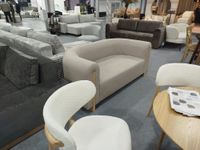 SOFA 180/90/75 CM BOWEN TKANINA BEŻ