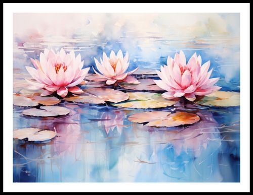 Plakat 80x60cm Spokojne Odbicia na Arena.pl