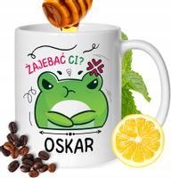 Kubek Dla Oskara Kolegi Przyjaciela Męża Z Nadrukiem Prezent Biały 330Ml