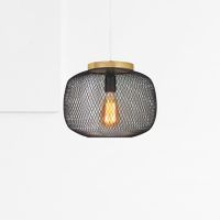 Wisząca LAMPA skandynawska RUPERT 5238 Rabalux ażurowy ZWIS do jadalni okrągły metalowy loft czarny