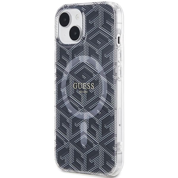 Etui Guess do iPhone 15 Plus, iPhone 14 Plus, Czarny, MagSafe zdjęcie 2