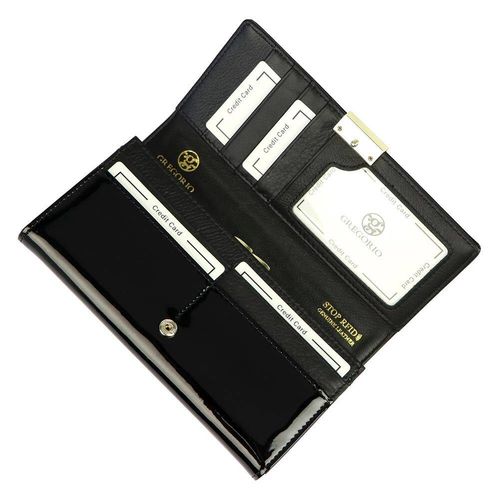 Portfel damski skórzany PELLUCCI LS-100 czarny na Arena.pl