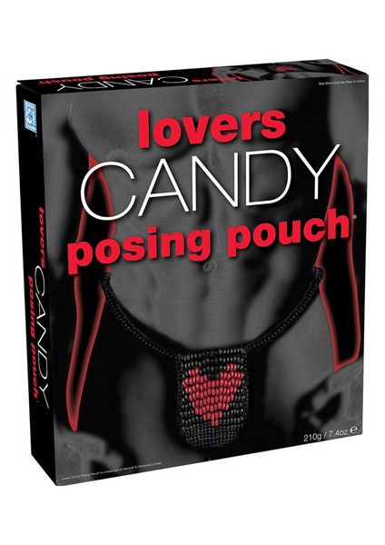 Stringi Męskie Z Cukierków Serce - Lovers Candy Posing Pouch zdjęcie 1