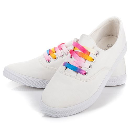 Wiązane tenisówki multicolor r.39 na Arena.pl