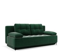 Kanapa Rozkładana z Funkcją Spania i Pojemnikiem Mavi 3-osobowa Zielona