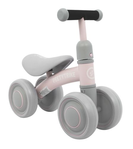 Pierwszy Rowerek Biegowy Pettytrike Dla Dzieci Różowy 4-Kołowy Jeździk na Arena.pl