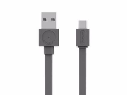 Kabel allocacoc USBcable microUSB Flat - szary