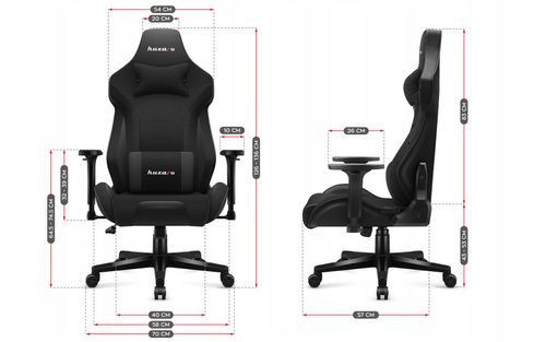 Fotel gamingowy Huzaro Force 7.6 Black na Arena.pl