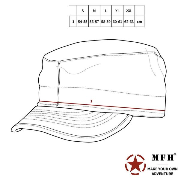 CZAPKA PATROLÓWKA ACU HDT-camo LE XL zdjęcie 3