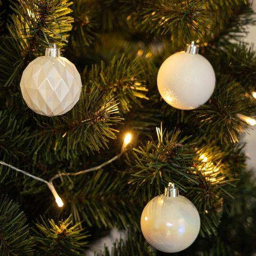 BOMBKI CHOINKOWE NIETŁUKĄCE BOMBKA NA CHOINKĘ OZDOBY ŚWIĄTECZNE ZESTAW 16x na Arena.pl