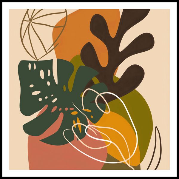 Plakat 70x70cm Leśna Kompozycja zdjęcie 3