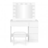 TOALETKA MODERNHOME LED 12 ZAROWEK LUSTRO ZIMNA BARWA