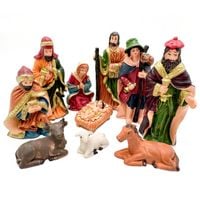 FIGURY DO SZOPKI 10 CM KOMPLET 10 FIGUREK DO ŻŁOBKA + SZOPKA GRATIS