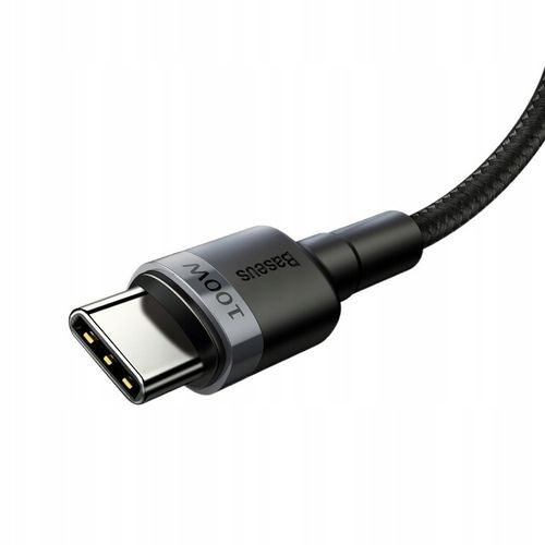 BASEUS KABEL USB-C TYP C 100W 5A PD QC SZYBKI MOCNY PRZEWÓD W OPLOCIE 2M na Arena.pl