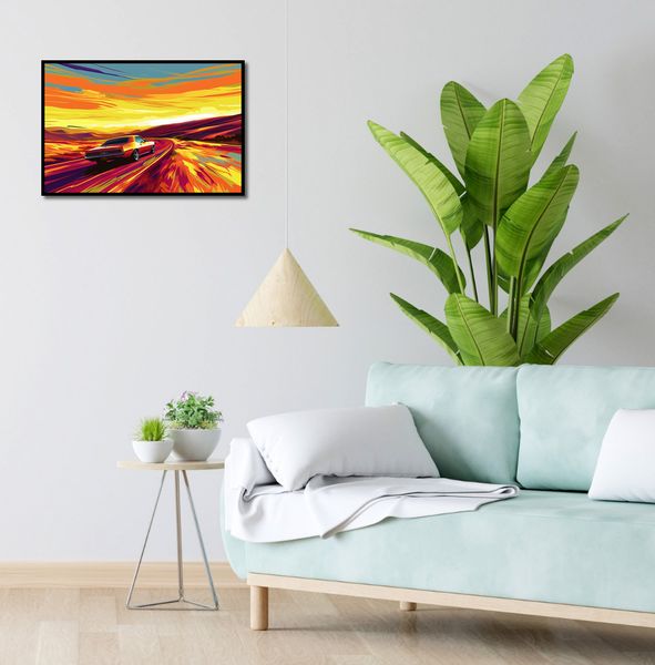 Plakat 60x40cm Pędź Przed Siebie zdjęcie 4
