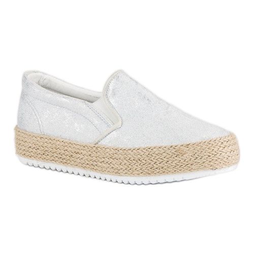 Srebrne Espadryle Na Platformie r.40 na Arena.pl