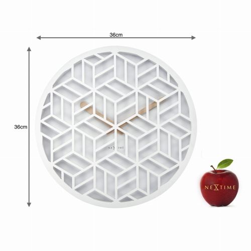 Zegar ścienny NeXtime Discrete 3215 WI na Arena.pl