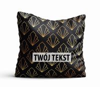 Poduszka Dekoracyjna GEOMETRYCZNA  z Twoim napisem G40