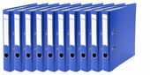 10 x SEGREGATOR OFFICE A4 50MM Z OKUCIEM Niebieski