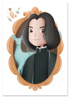 Plakat slytherin snape harry potter 30x40 cm