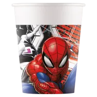 kubki papierowe spiderman 200ml 8 szt.