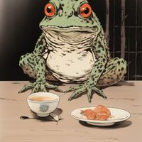 Plakat 90x90cm Kolacja w Bambusowym Lesie