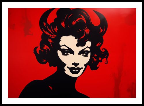 Plakat 66,5x46,5cm Czerwona Diablica na Arena.pl