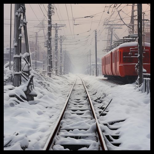 Plakat 40x40cm Podróż po Torach na Arena.pl