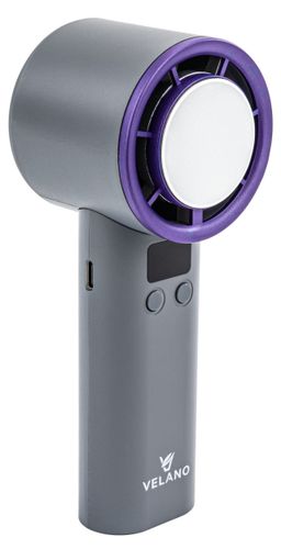 Wentylator RĘCZNY podróżny AKUMULATOROWY 4000mAh wyświetlacz REGULACJA na Arena.pl