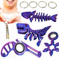 KEYSPINNER KEYRAMBIT MEGA ZESTAW TIKTOK REKIN DINO PISTOLET GWIAZDA SAMURAJ