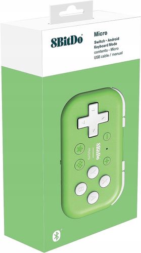 Gamepad Kontroler 8BitDo Micro Bluetooth Zielony do Nintendo Switch Android na Arena.pl