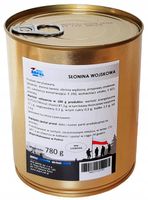 SŁONINA WOJSKOWA ORYGINAŁ KONSERWA 770g RACJA ŻYWNOŚCIOWA