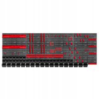 KADAX Tablica Narzędziowa Ścianka 232x78cm 132 el