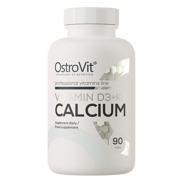 OSTROVIT Witamina D3 + K2 + Wapń (90 tabl.) zdjęcie 1