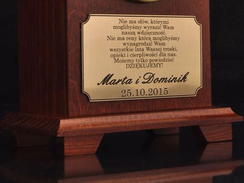 Statuetka Zegar w etui niebieskim PREZENT na Arena.pl
