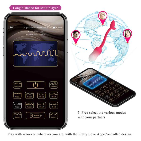 Pretty Love Poulsen App-Controlled Egg Vibrator 01 zdjęcie 16