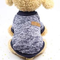ubranko dla psa kota ciepły sweter m granatowy