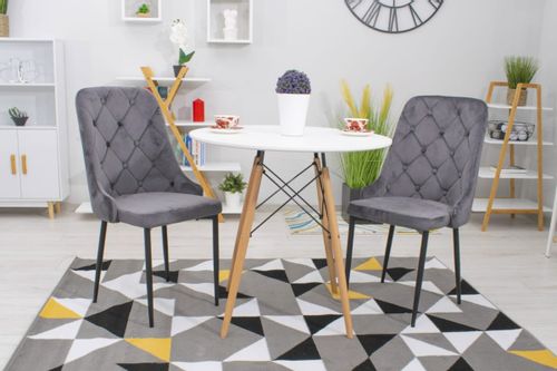 Krzesło CAPRI - szare x 4 na Arena.pl