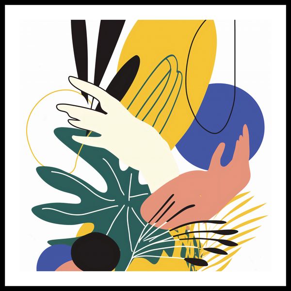 Plakat 50x50cm Dotyk Tropików zdjęcie 3