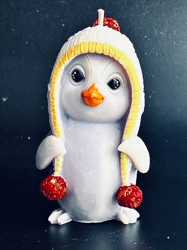 ŚWIECA Z WOSKU PSZCZELEGO PINGWIN 1 SZT na Arena.pl