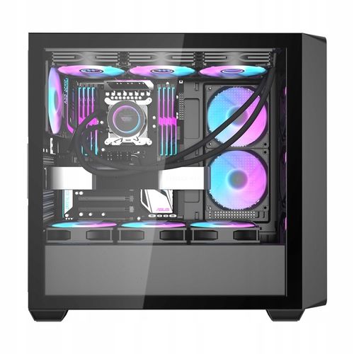 Obudowa DarkFlash DS900WD + 4 Fans Black na Arena.pl
