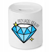 Skarbonka Dla Przyjaciela Idealny Prezent Z Nadrukiem Ze Zdjęciem