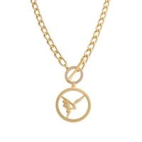 naszyjnik colibra z kryształami (c22/jes/154au)