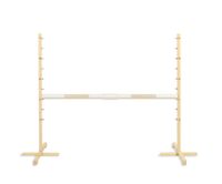 Przeszkoda skokowa do Hobby Horse 160cm, h-120 cm, belka beżowa
