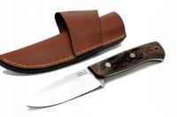 Nóż myśliwski BUSHCRAFT ręcznie wykonany stal DAMASCEŃSKA drewno grawer