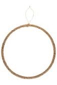 ring metalowy pokryty jutowym sznurkiem rozm. 30cm. smj-0338