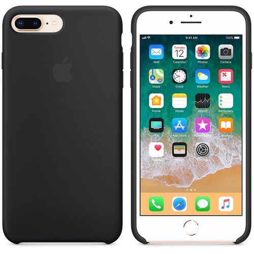 Apple iPhone 8 Plus / 7 Plus Silicone Case - Black na Arena.pl
