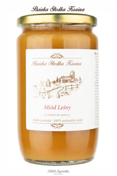 Miód Leśny Pasieka Słodka Kraina 1 kg zdjęcie 1