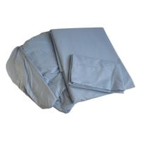 Niebieska poszewka na poduszkę + 2 prześcieradła