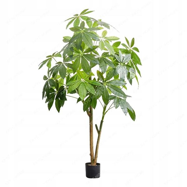 SZTUCZNA Roślina PACHIRA DRZEWKO SZCZĘŚCIA W DONICZCE REALISTYCZNA 120cm XL zdjęcie 5